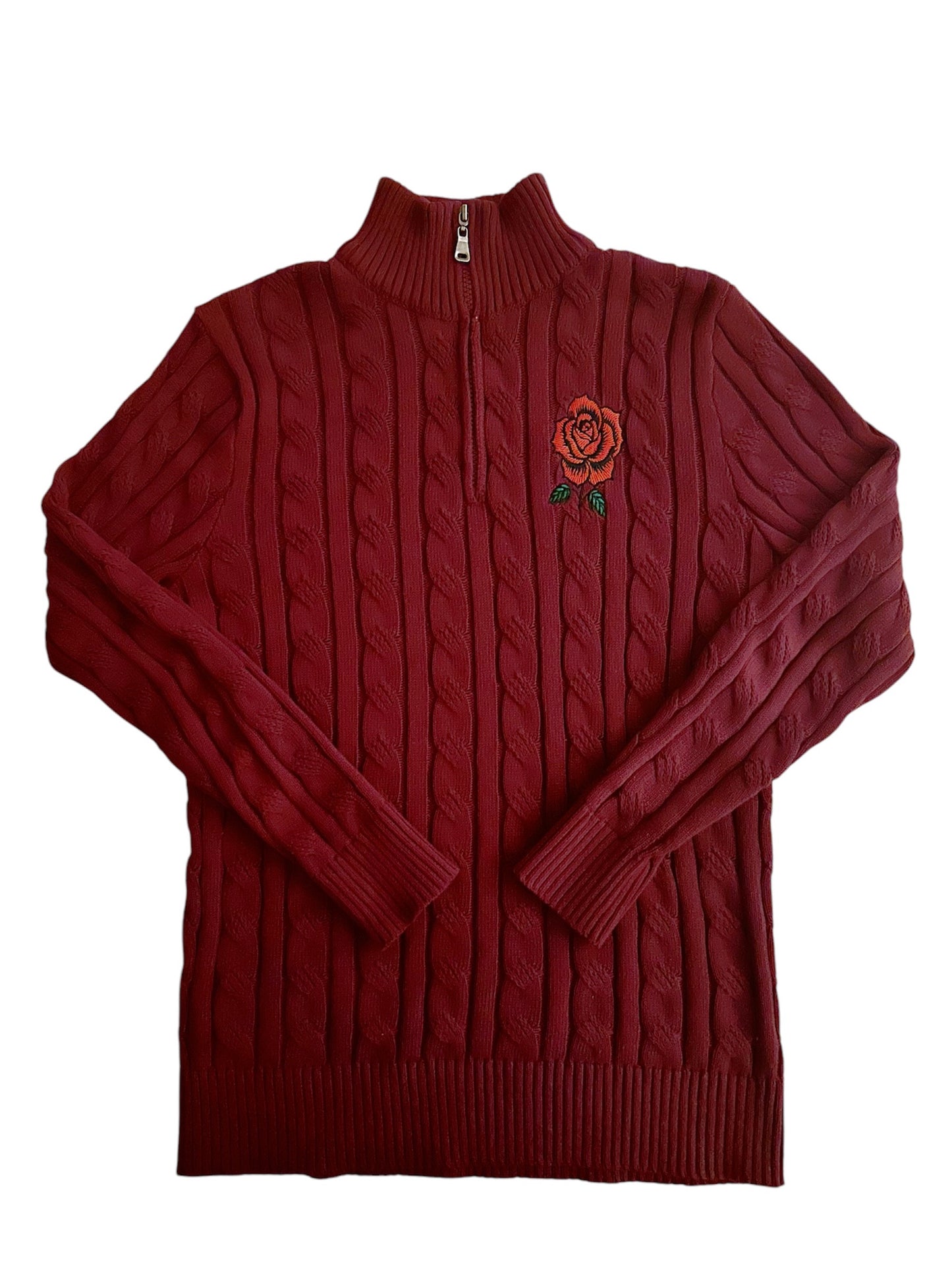 Wine Red (Half-zip Sweatshirt)