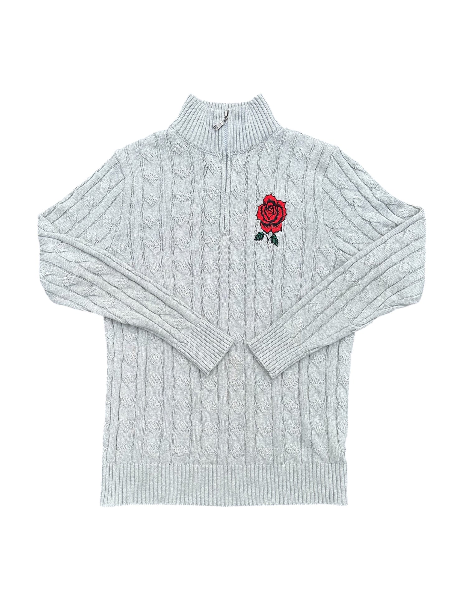 Light Grey (Half-zip Sweatshirt)